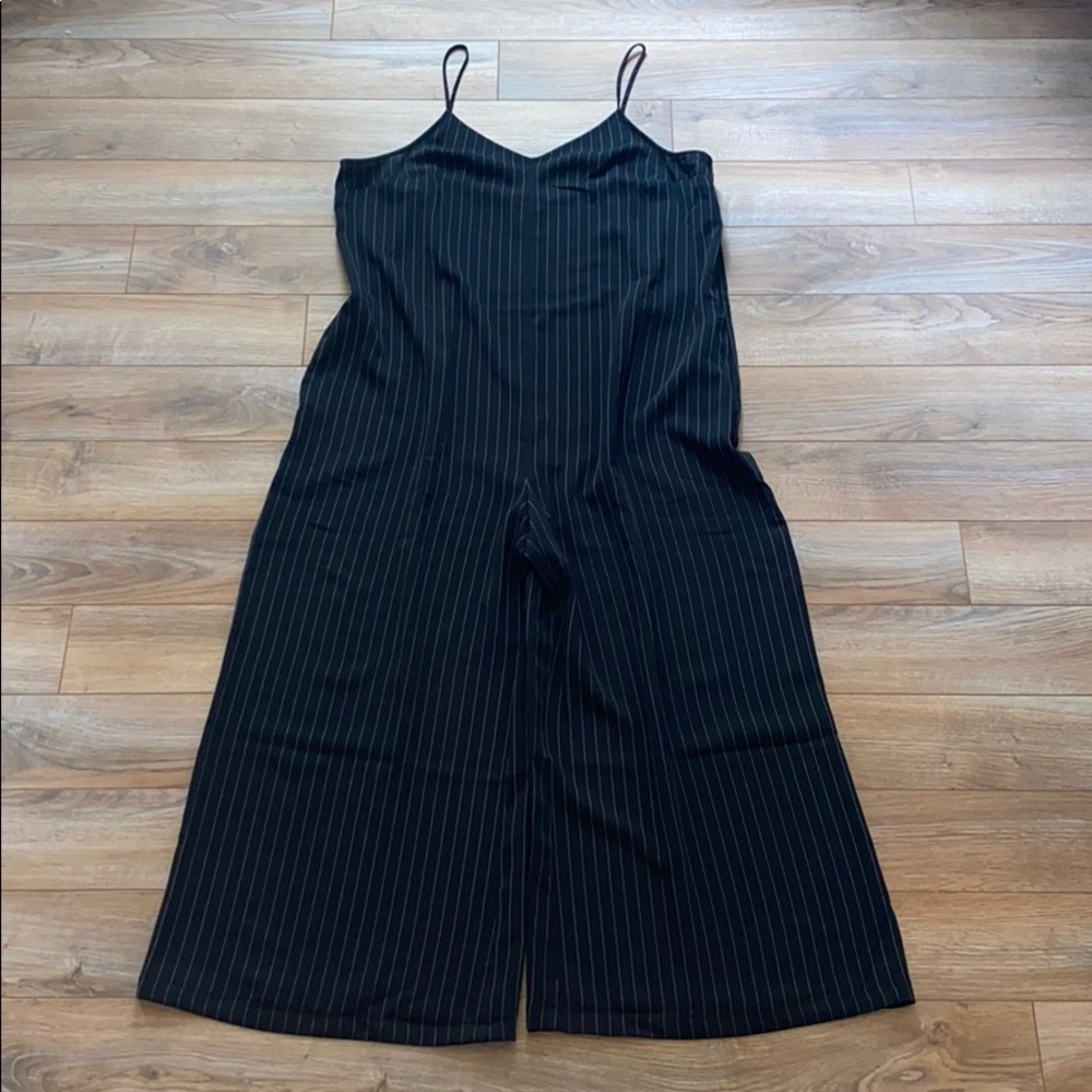 Pin-Striped Jumpsuit